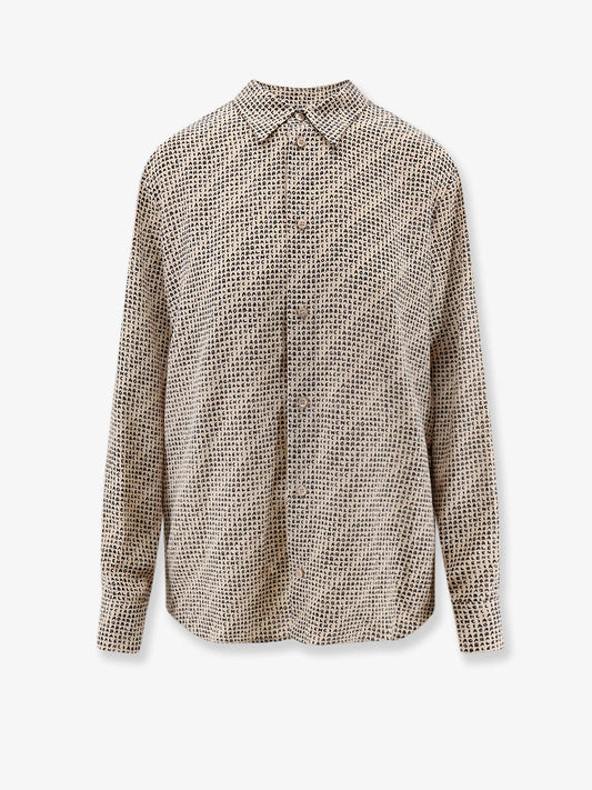 BALENCIAGA - All Over Print Silk Shirt