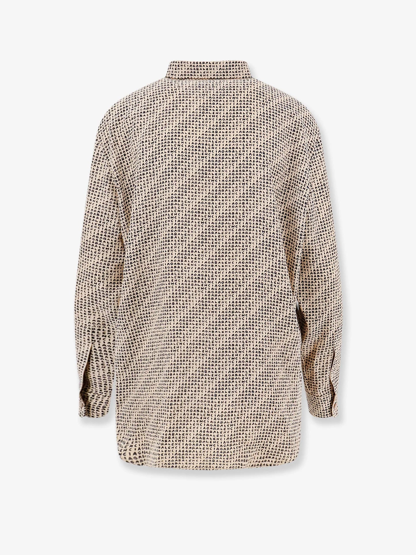 BALENCIAGA - All Over Print Silk Shirt
