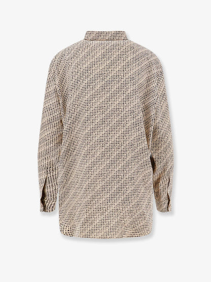 BALENCIAGA - All Over Print Silk Shirt
