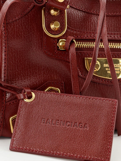 Balenciaga Le City Uptown Mini leather handbag - Ruby