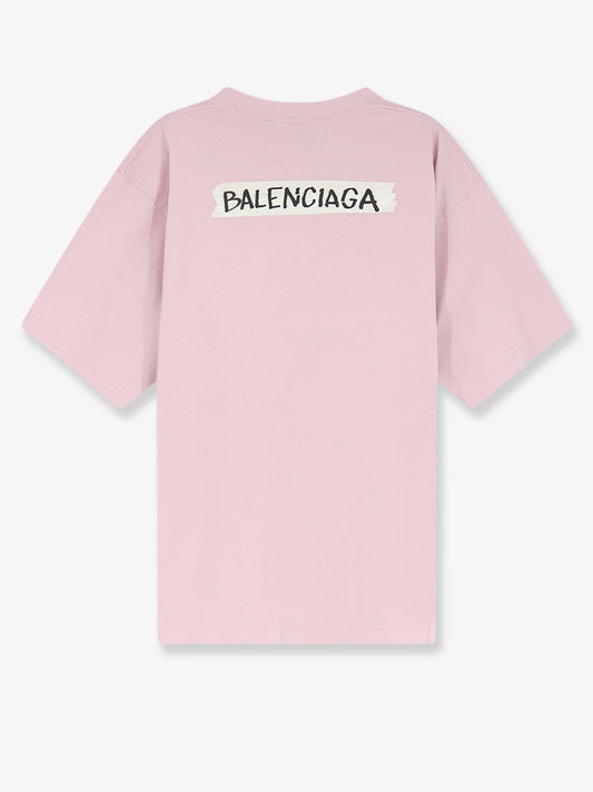 Balenciaga Cotton T-Shirt - Pink
