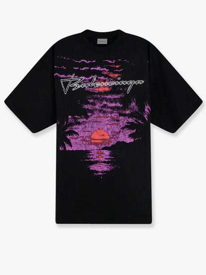 Balenciaga Dream cotton T-shirt - Black