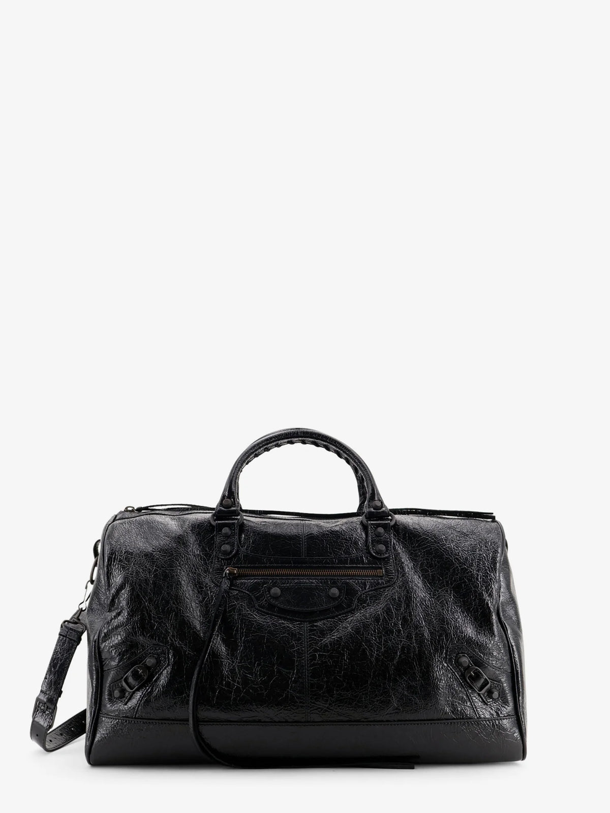 BALENCIAGA - Le City Boston L Leather Handbag
