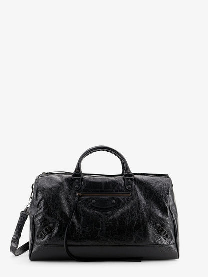 BALENCIAGA - Le City Boston L Leather Handbag