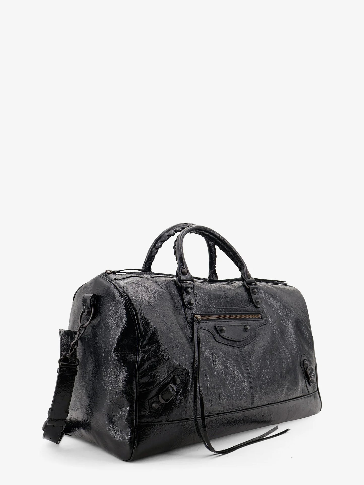 BALENCIAGA - Le City Boston L Leather Handbag