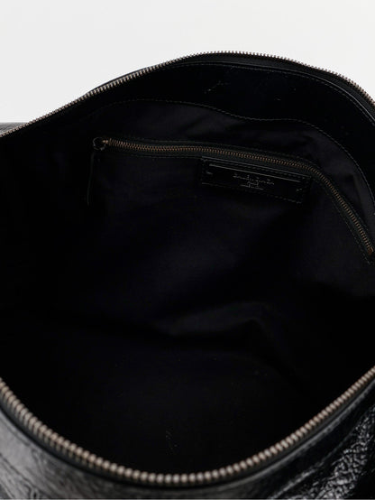 Balenciaga Le City Boston L Leather Handbag - Black