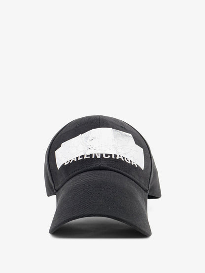 Balenciaga Cotton Baseball Cap - Black
