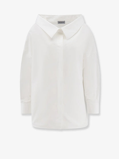 BALENCIAGA - Stola Oversize cotton shirt