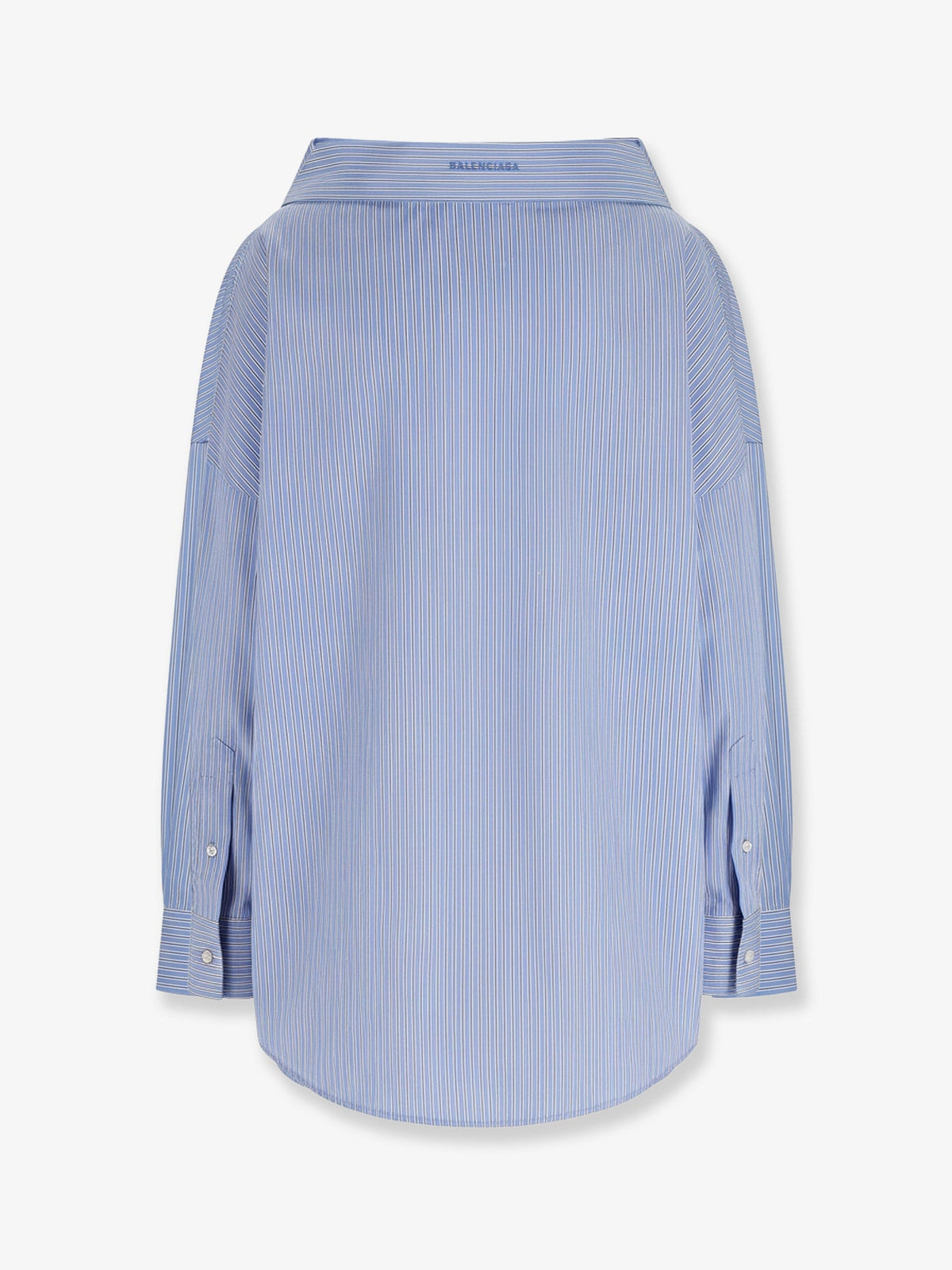 Balenciaga Oversized Cotton Stole shirt - Navy