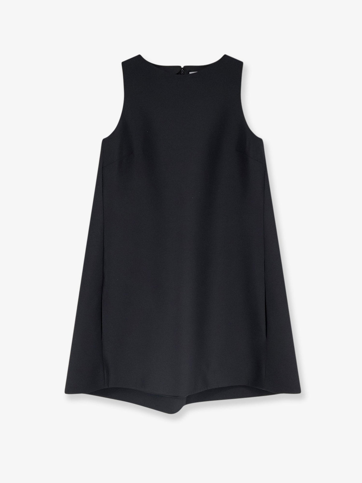 Balenciaga A-line silk mini dress - Black
