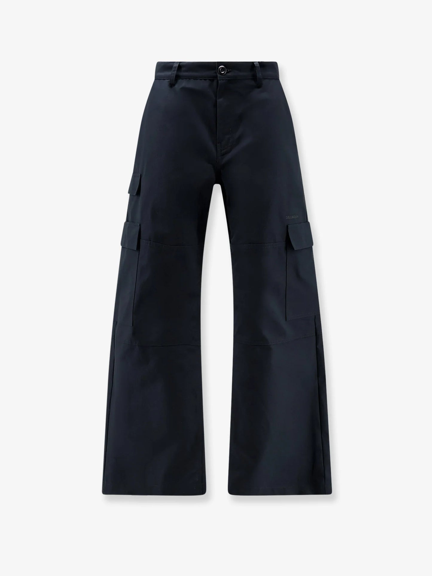 BALENCIAGA - Straight Fit Cargo cotton trousers