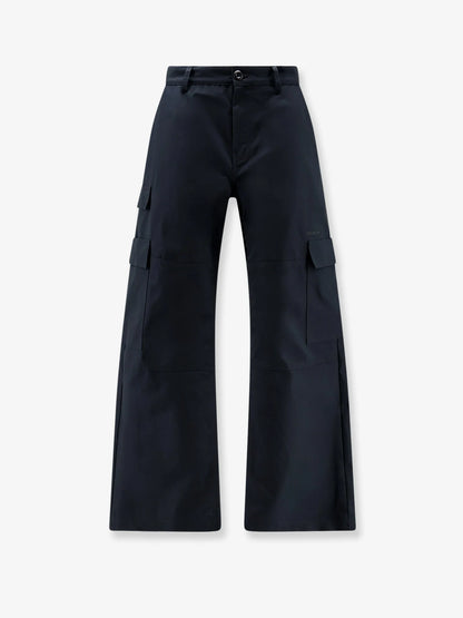 BALENCIAGA - Straight Fit Cargo cotton trousers