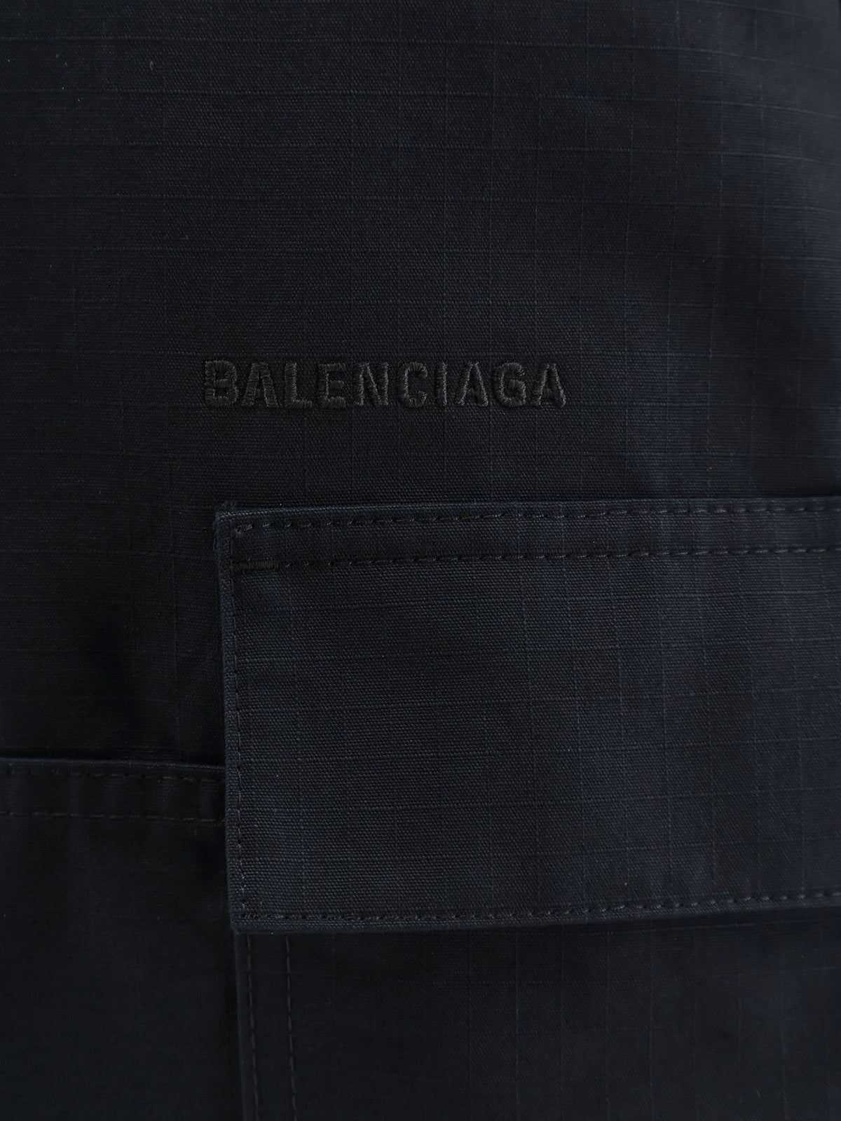 Balenciaga Straight Fit Cargo cotton trousers - Anthracite