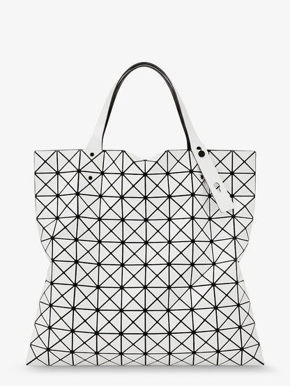 Bao Bao Issey Miyake Prism Tote PVC Shoulder Bag - White