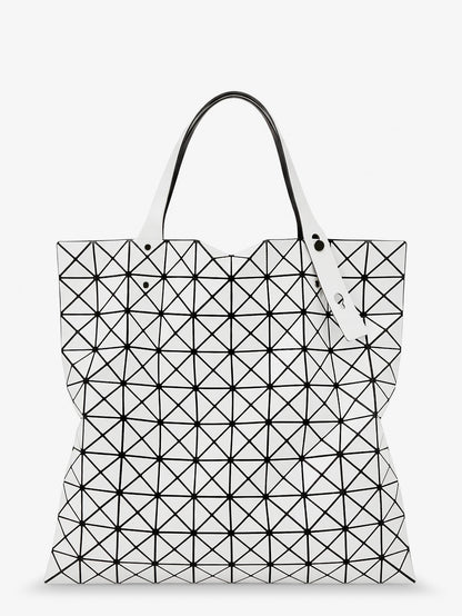 Bao Bao Issey Miyake Prism Tote PVC Shoulder Bag - White