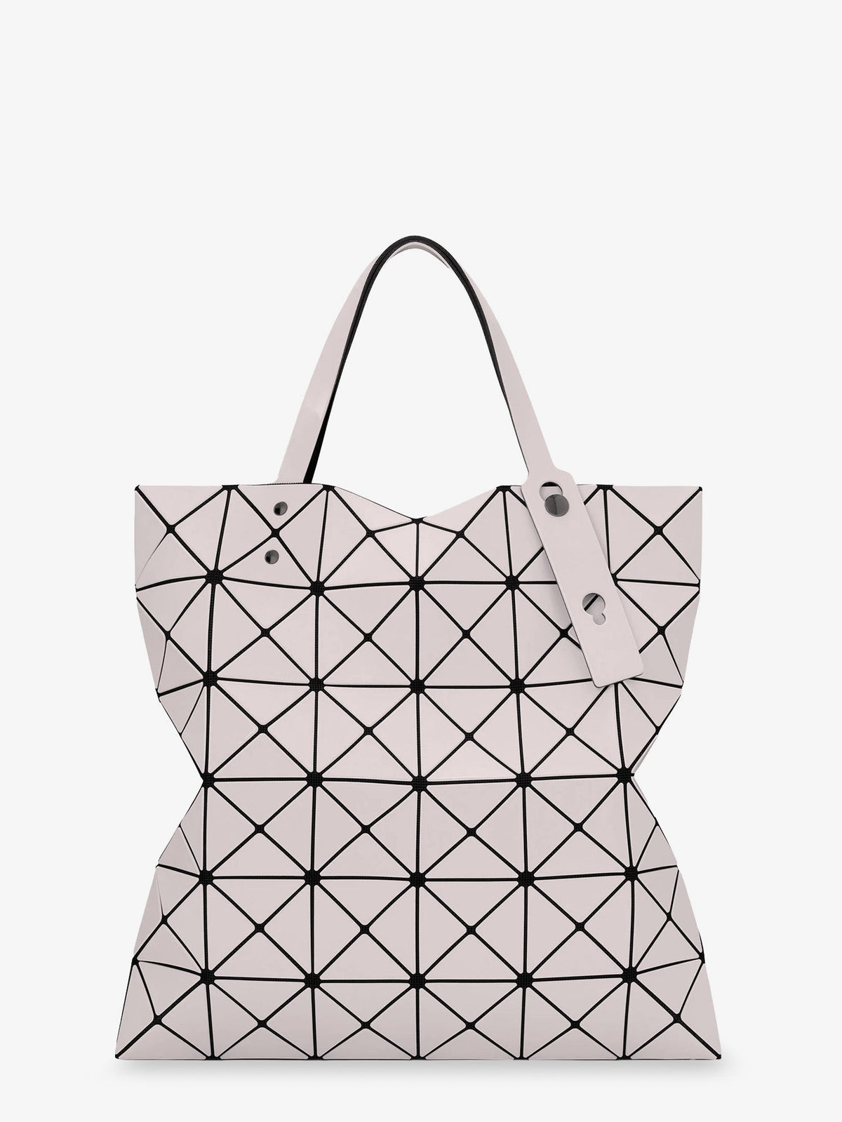 Bao Bao Issey Miyake Lucent shoulder bag with traingular pattern - Beige