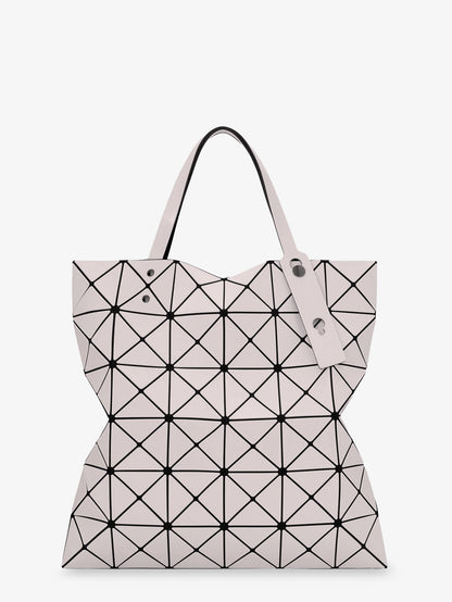 Bao Bao Issey Miyake Lucent shoulder bag with traingular pattern - Beige