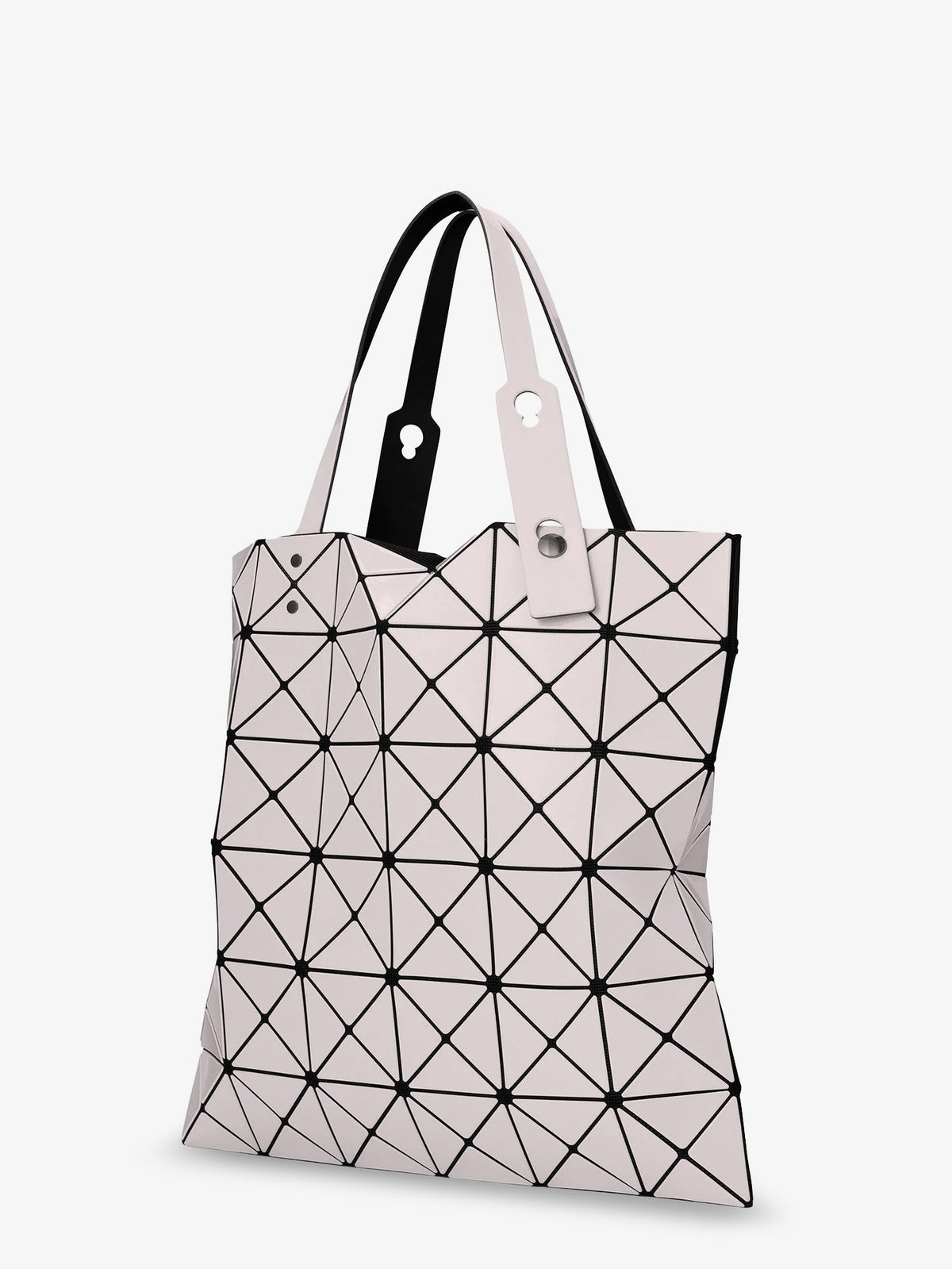 Bao Bao Issey Miyake Lucent shoulder bag with traingular pattern - Beige