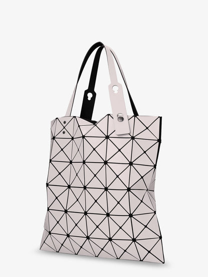 Bao Bao Issey Miyake Lucent shoulder bag with traingular pattern - Beige
