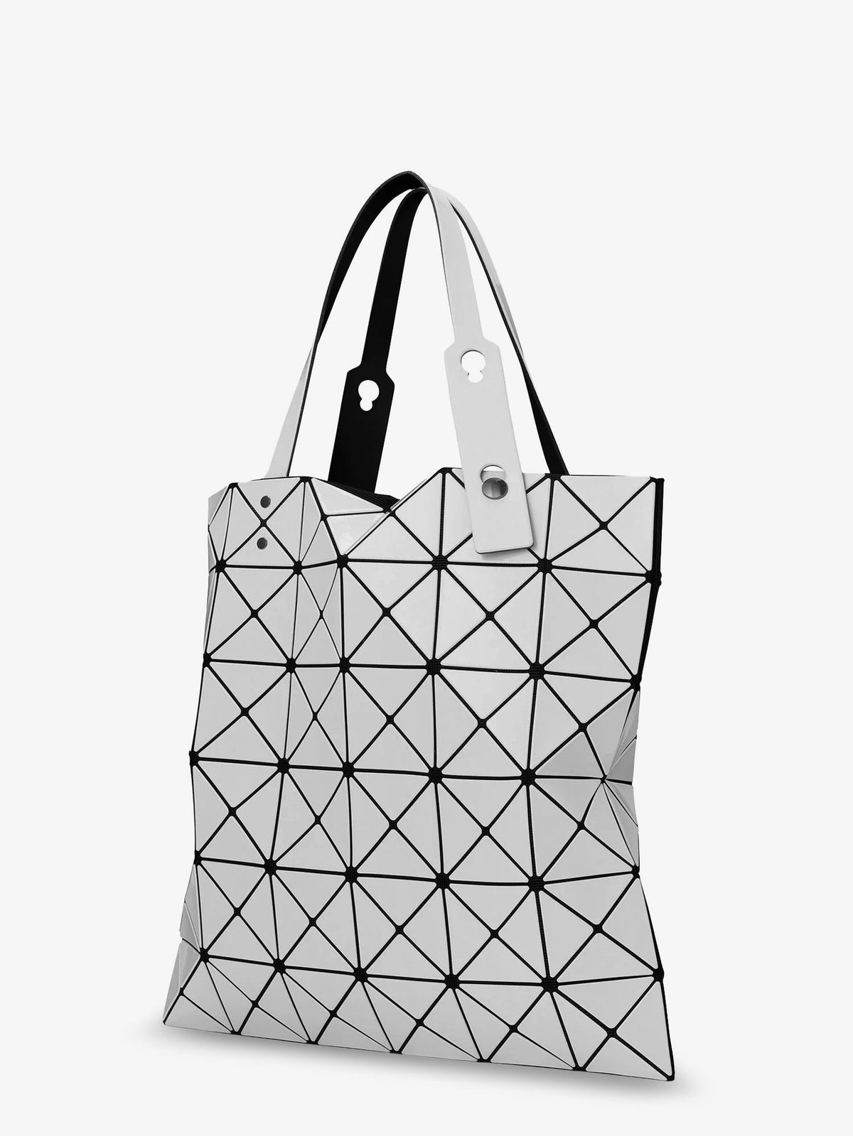 Bao Bao Issey Miyake Lucent shoulder bag with triangular pattern - Silver