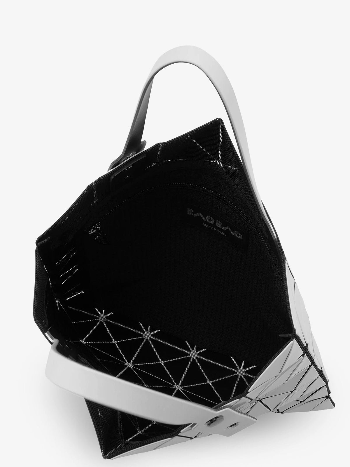 Bao Bao Issey Miyake Lucent shoulder bag with triangular pattern - Silver