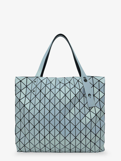 Bao Bao Issey Miyake Row Metallic shoulder bag with triangular pattern - Viridian