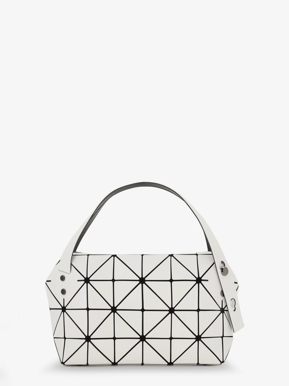 Bao Bao Issey Miyake Boston PVC Handbag - Offwhite