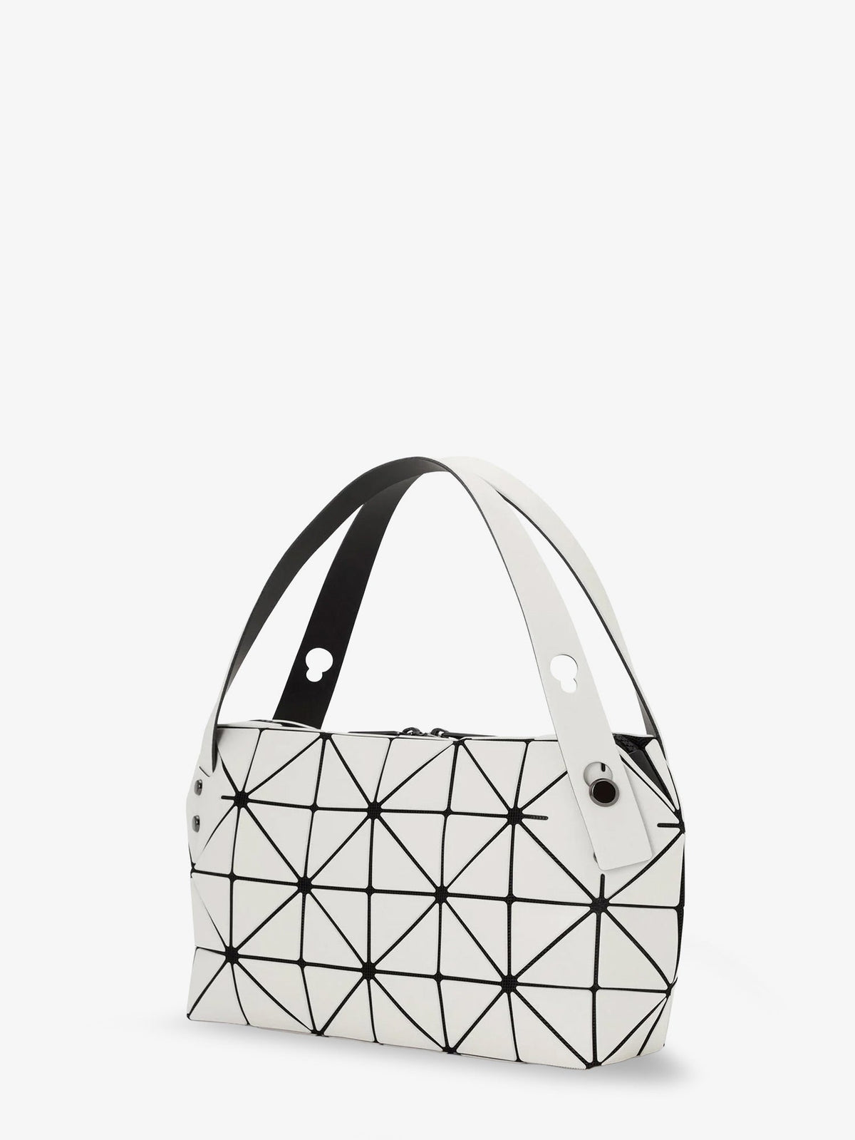 Bao Bao Issey Miyake Boston PVC Handbag - Offwhite