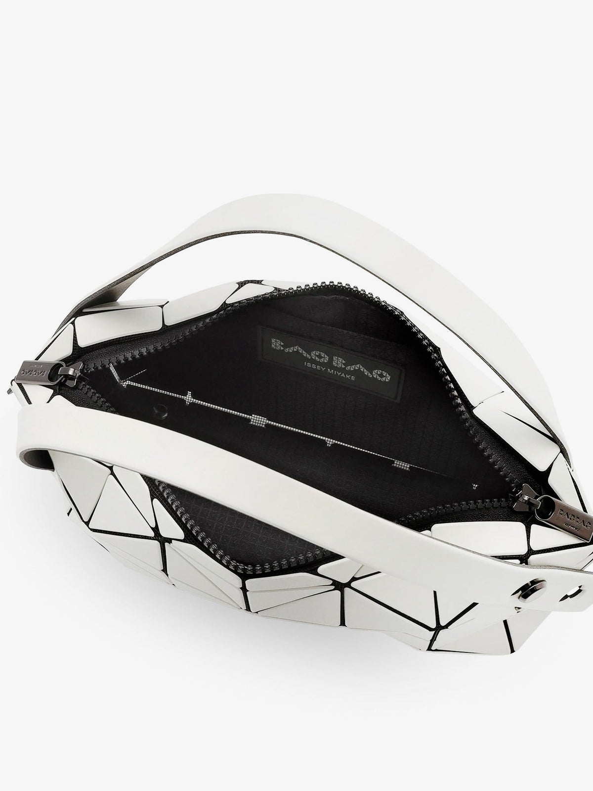 Bao Bao Issey Miyake Boston PVC Handbag - Offwhite