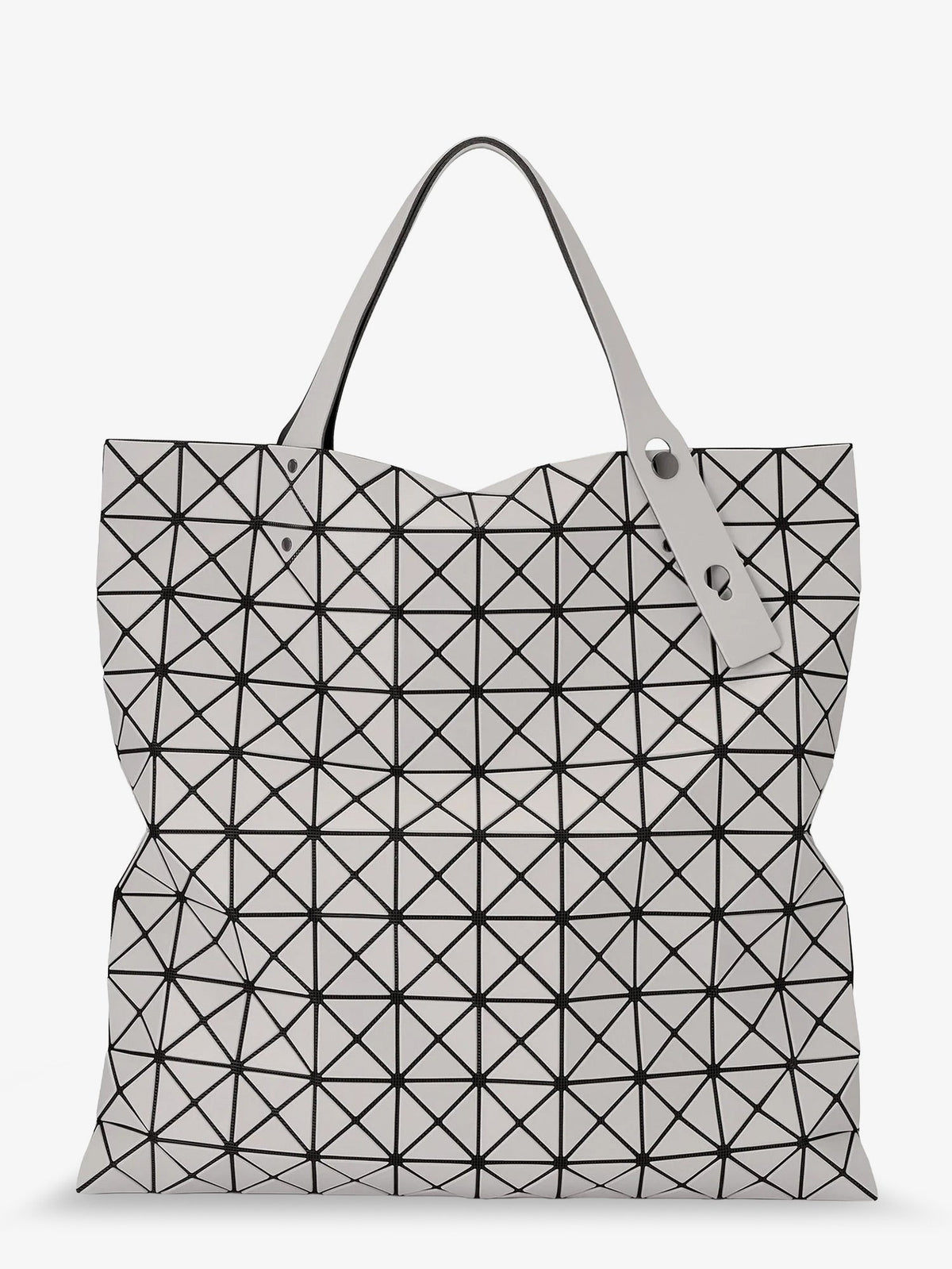 Bao Bao Issey Miyake Prism Matte Geometric Pattern Shoulder Bag - Gray