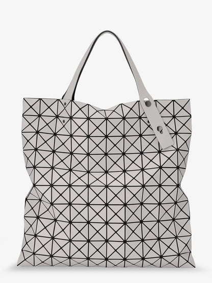 Bao Bao Issey Miyake Prism Matte Geometric Pattern Shoulder Bag - Gray
