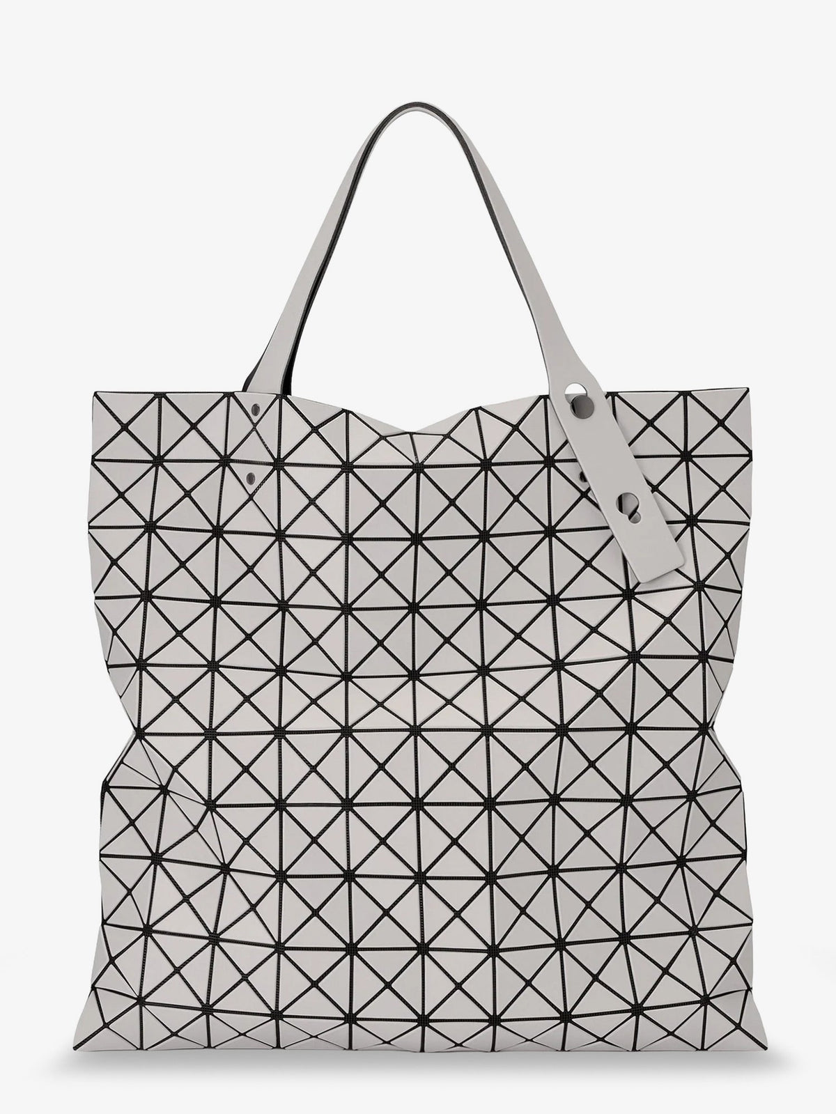 Bao Bao Issey Miyake Prism Matte Geometric Pattern Shoulder Bag - Gray