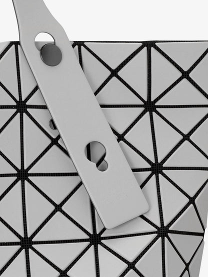 Bao Bao Issey Miyake Prism Matte Geometric Pattern Shoulder Bag - Gray