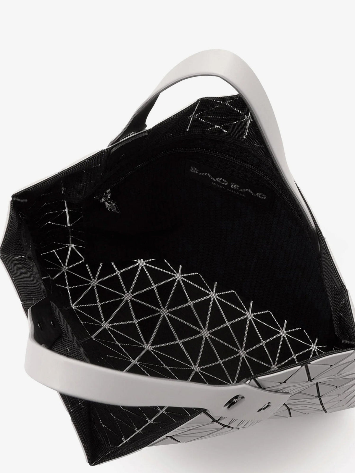 Bao Bao Issey Miyake Prism Matte Geometric Pattern Shoulder Bag - Gray