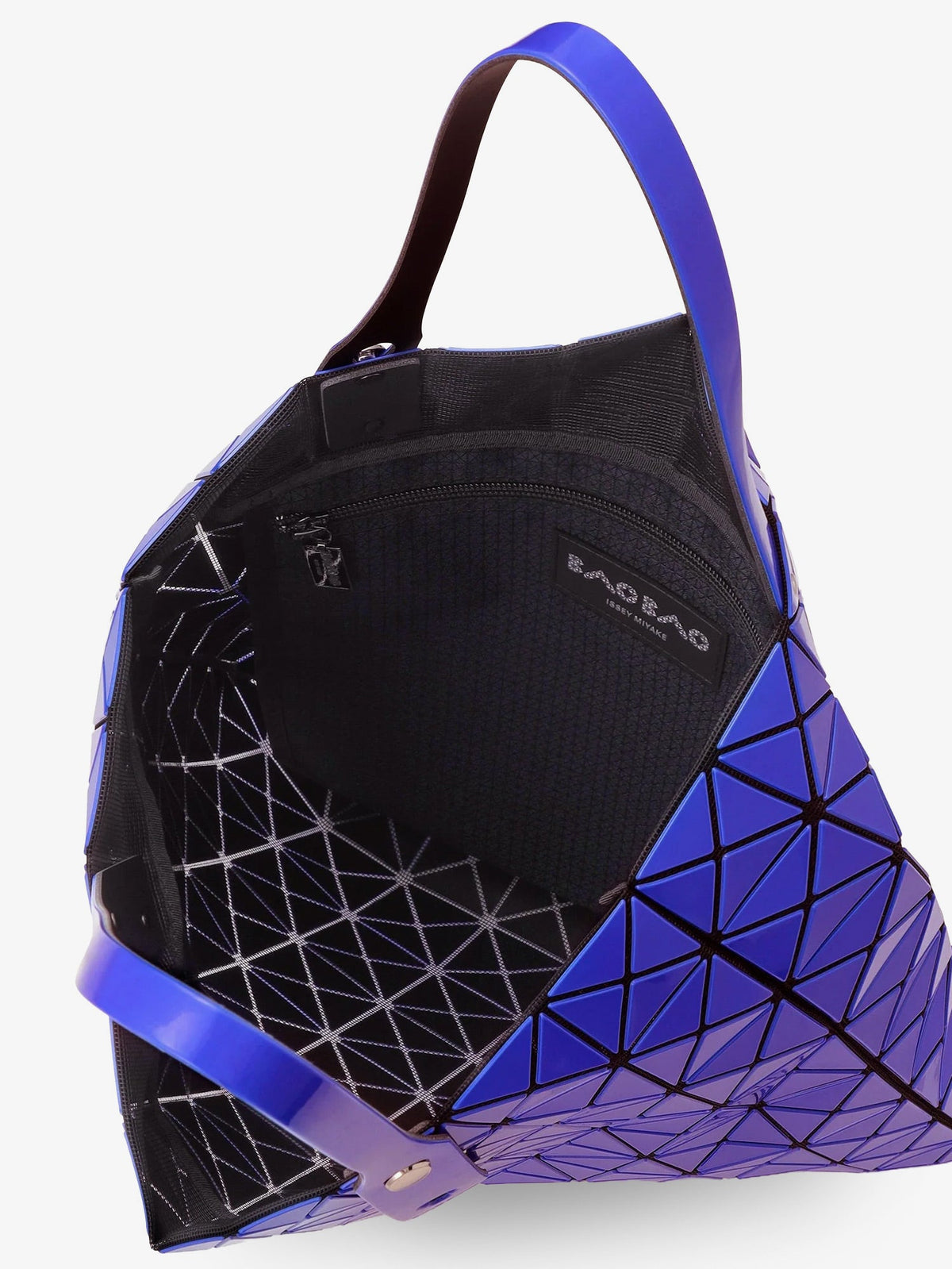 Bao Bao Issey Miyake Prism Gloss shoulder bag with triangular pattern - Blue