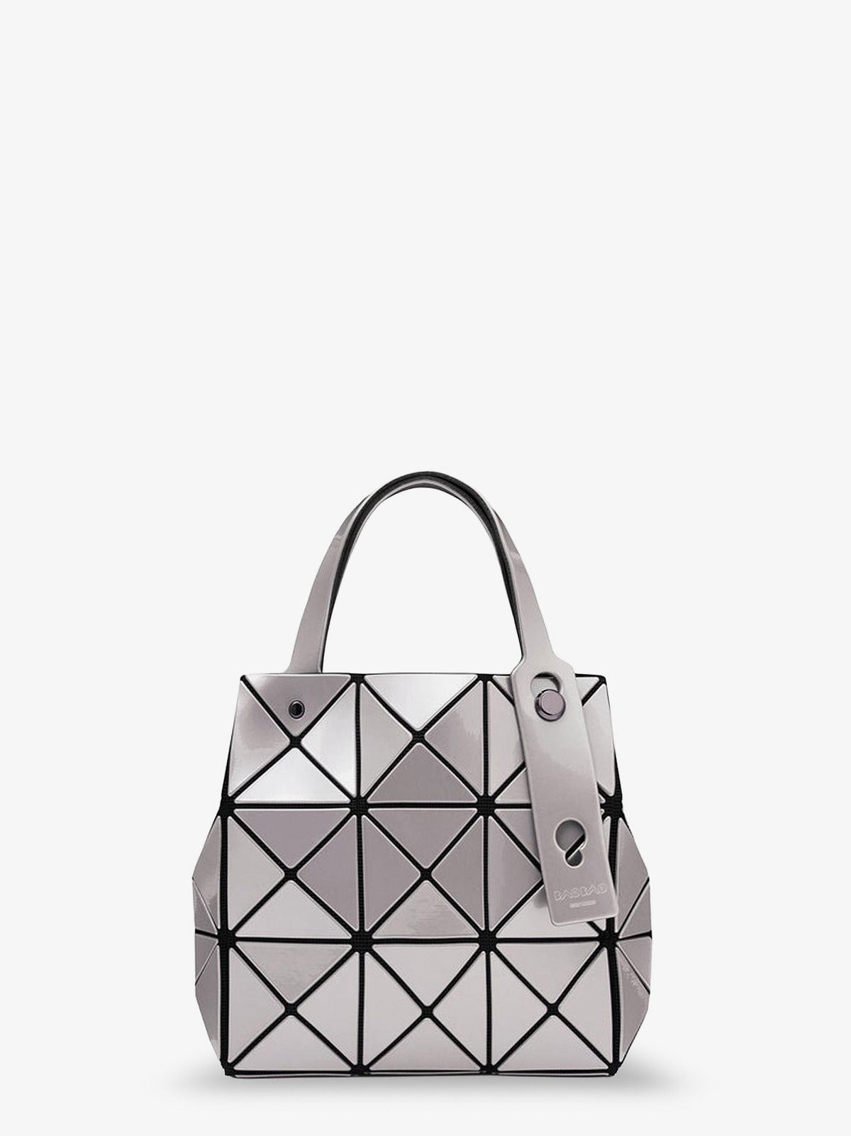 Bao Bao Issey Miyake Carat handbag with geometric inserts - Pearlgray