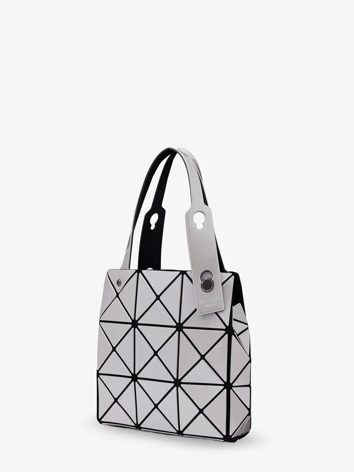 Bao Bao Issey Miyake Carat handbag with geometric inserts - Pearlgray