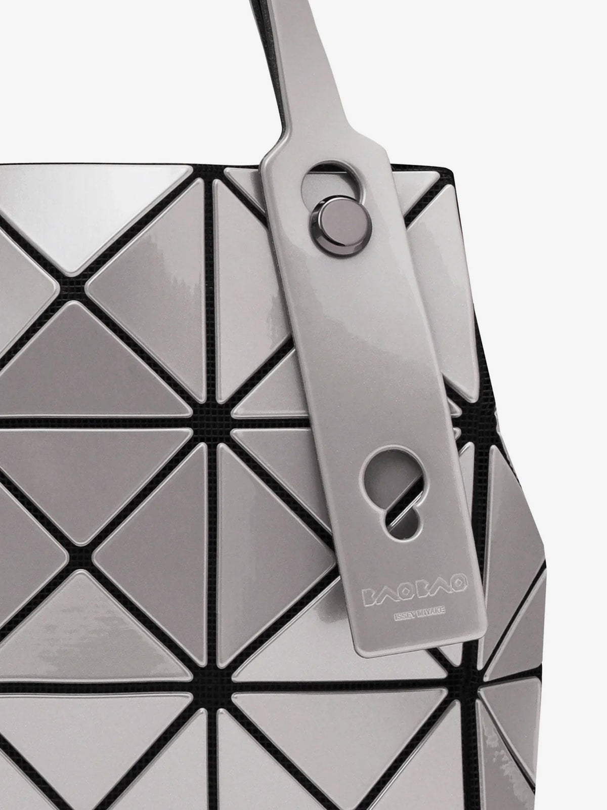 Bao Bao Issey Miyake Carat handbag with geometric inserts - Pearlgray