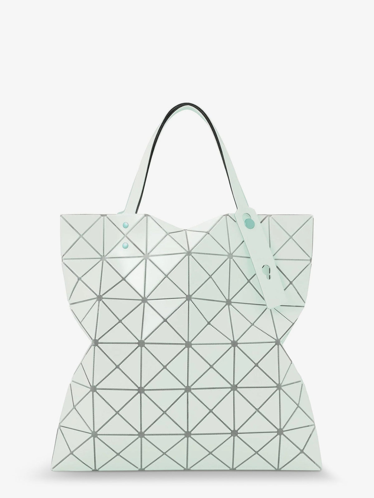 Bao Bao Issey Miyake Lucent One Tone shoulder bag with geometric pattern - Greenwhite