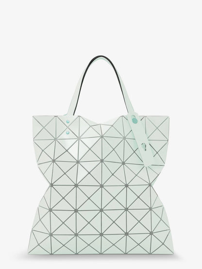 Bao Bao Issey Miyake Lucent One Tone shoulder bag with geometric pattern - Greenwhite