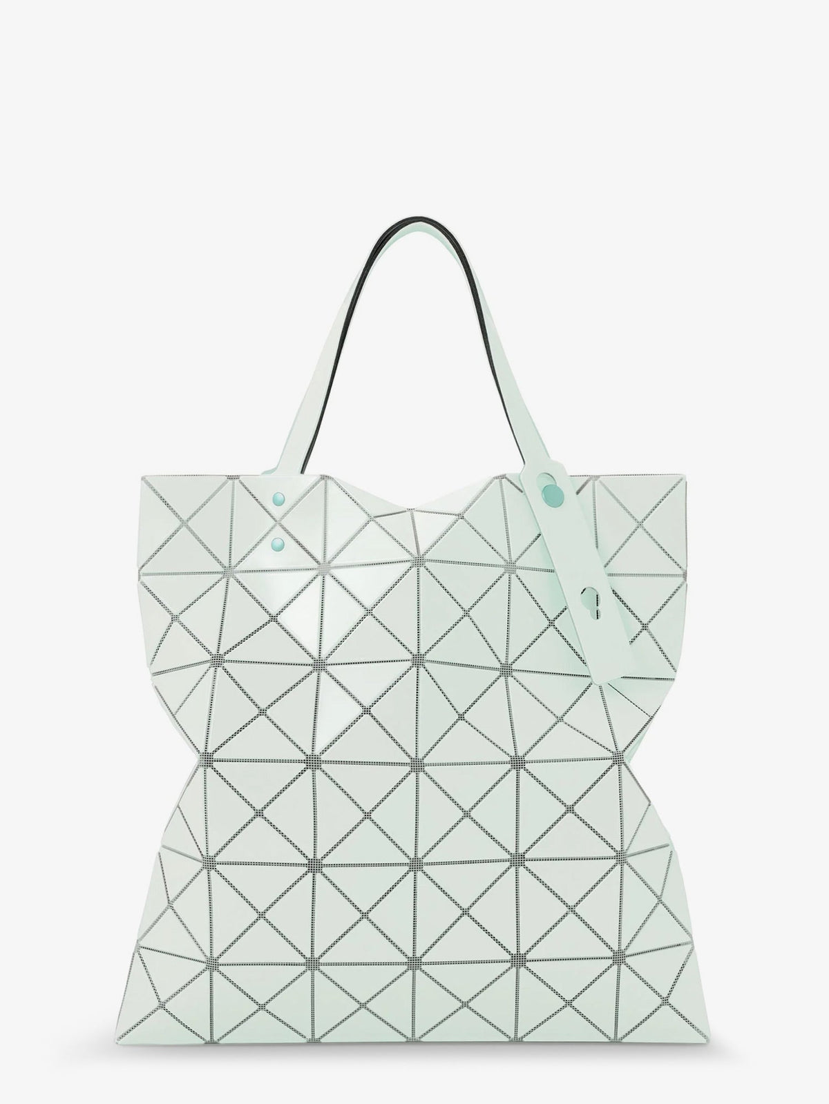 Bao Bao Issey Miyake Lucent One Tone shoulder bag with geometric pattern - Greenwhite