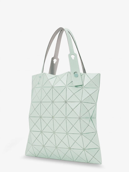 Bao Bao Issey Miyake Lucent One Tone shoulder bag with geometric pattern - Greenwhite