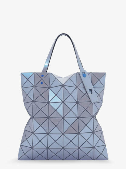 Bao Bao Issey Miyake Lucent One Tone Geometric Pattern Shoulder Bag - Bluegray