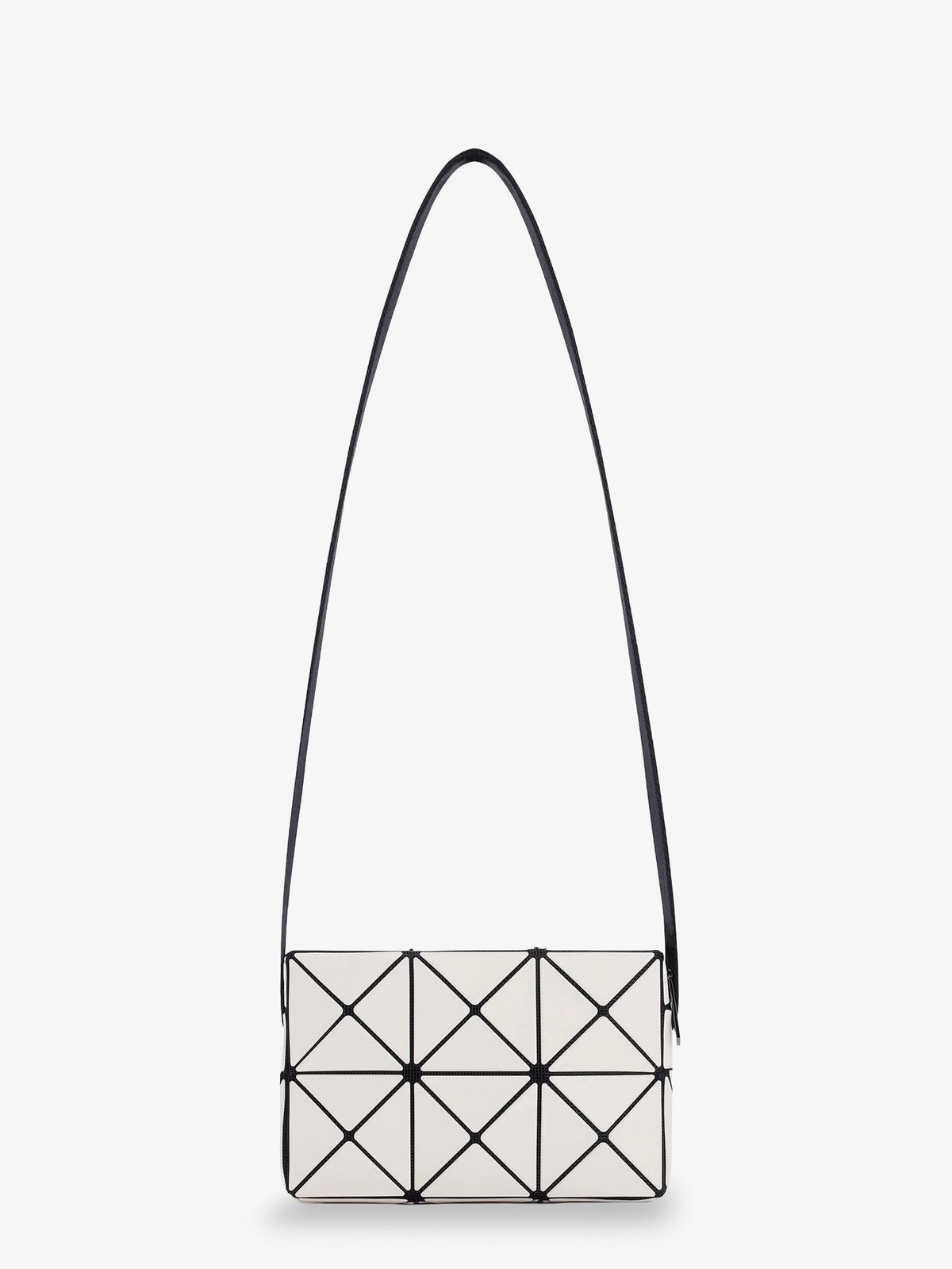 Bao Bao Issey Miyake Cuboid shoulder bag with geometric pattern - Offwhite