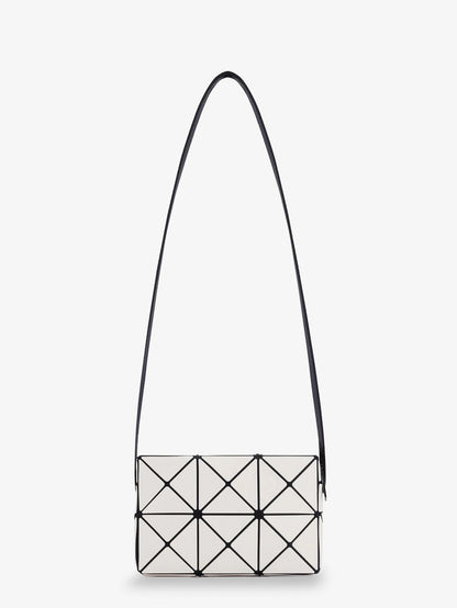 Bao Bao Issey Miyake Cuboid shoulder bag with geometric pattern - Offwhite