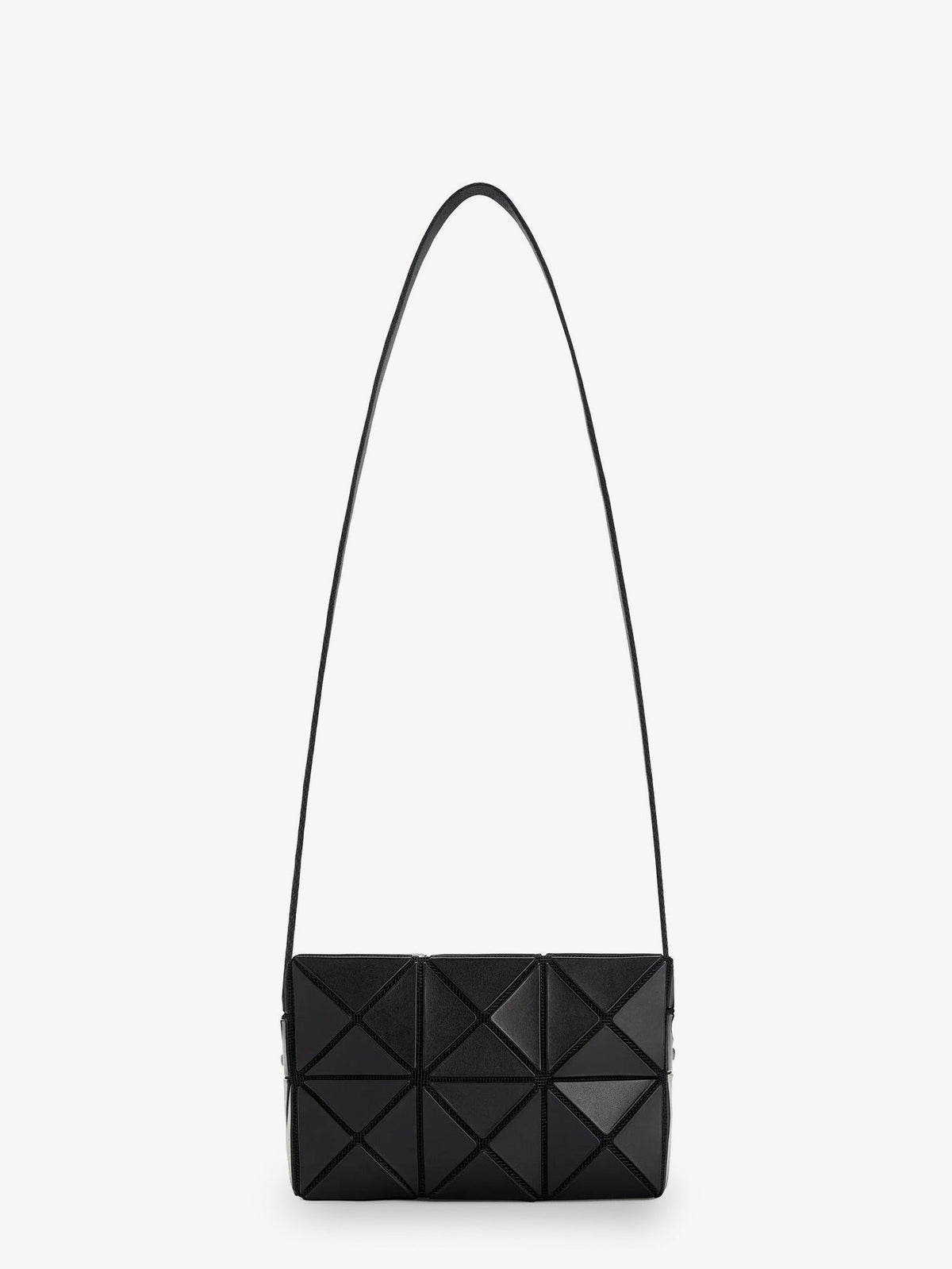 Bao Bao Issey Miyake Cuboid shoulder bag with geometric pattern - Matteblack