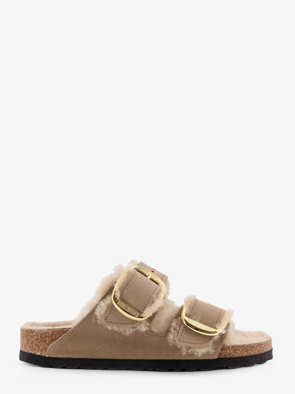 Birkenstock Arizona Big Buckle Shearling sandals - Tabacco Brown
