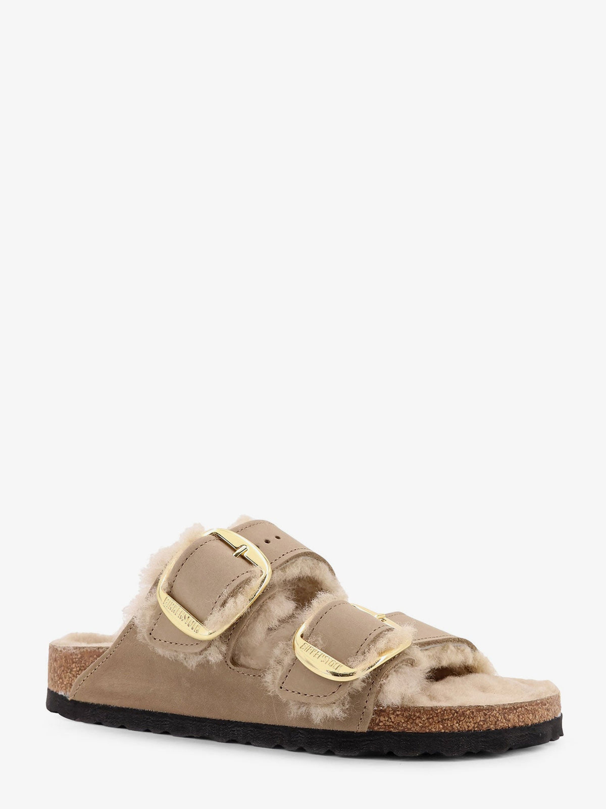 Birkenstock Arizona Big Buckle Shearling sandals - Tabacco Brown