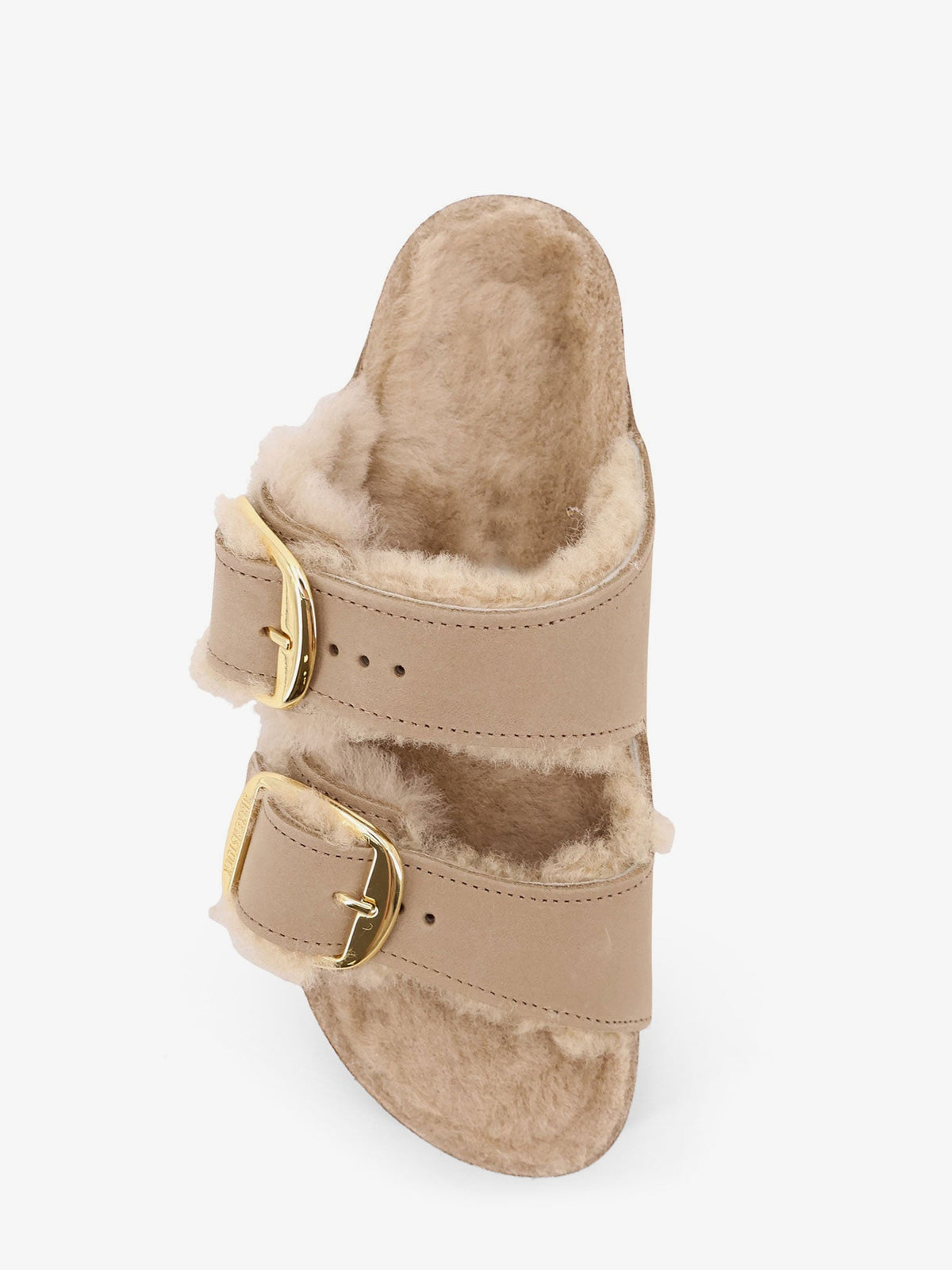 Birkenstock Arizona Big Buckle Shearling sandals - Tabacco Brown
