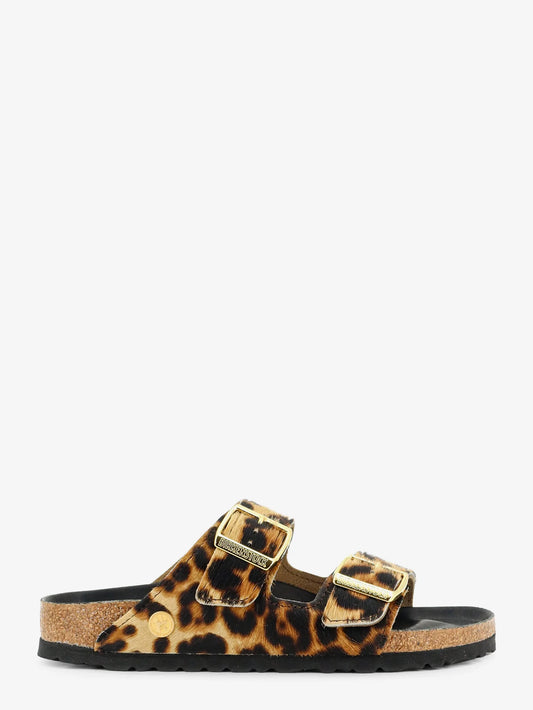 Birkenstock Arizona Pony Skin Sandals With Animal Print